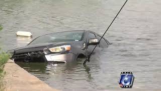 CCPD Dive Team pulling SUV from Nueces River [upl. by Ralina]