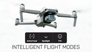 DJI Air 2S Intelligent Flight Modes ActiveTrack Spotlight amp Point of Interest [upl. by Irap]