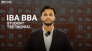 Saadman Farhan completed the IBA BBA Admission Preparation Course at Mentors [upl. by Sikorski]