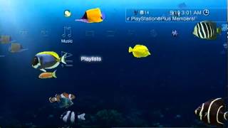 PS3 Dynamic Theme Aquarium 20 [upl. by Strickler795]