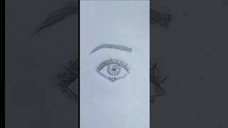 How to draw a realistic eye ll eye easy drawing tutorial for beginners shorts satisfying drawing [upl. by Scriven436]