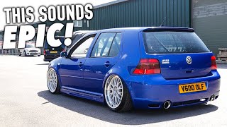 406BHP SUPERCHARGED MK4 R32 The BEST SOUNDING Golf EVER [upl. by Petronille]