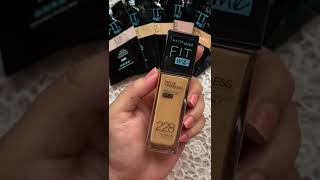 Maybelline Fit me Foundation  SWATCHES  115  128  220  230  228  310  330 shorts [upl. by Ireg]