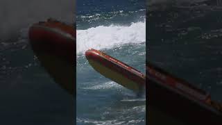 DANGEROUS  Lifeguards Lose Control Of Boat fishingsouthafrica boatfails boatlaunch lifeguards [upl. by Ahsier852]