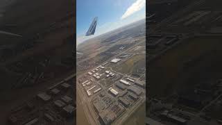 Calgary from above travel Canada calgary alberta westjet [upl. by Ecirtnuahs]