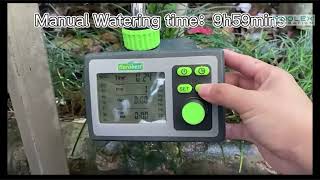 How to set up Pinolex Florabest Progammable Watering Timer [upl. by Aehtrod]