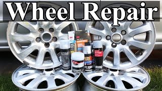 How to Repair Wheels with Curb Rash and Scratches [upl. by Merete]