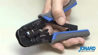 Jonard Tools UC864 Modular Crimping Tool 6 in 1 [upl. by Ardnnek232]