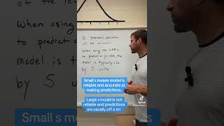 Coefficient of determination and standard deviation of residuals apstatistics apstat [upl. by Surazal]