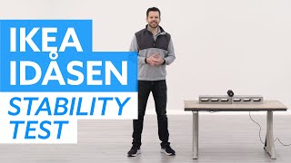 Ikea Idasen Standing Desk Stability Test [upl. by Gaddi545]