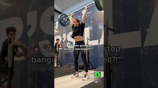 She Kept BANGING The Barbell😲 [upl. by Australia]