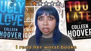 I Read Colleen Hoovers LOWEST RATED Books [upl. by Anos]