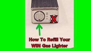 How To Refill Your Vintage WIN Gas Cigarette Lighter [upl. by Sulamith724]