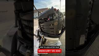 How to look after your Mercury V8 300 Verado outboard engine [upl. by Araht]