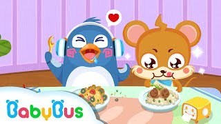 ❤ Eat By Yourself  Animation For Babies  BabyBus [upl. by Ahsercal]