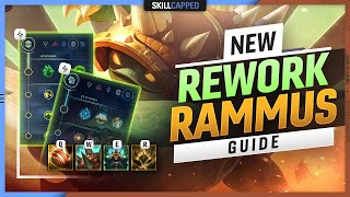 The Complete REWORK RAMMUS Guide  Jungle Clear Build amp Combos   League of Legends Season 11 [upl. by Lyon]