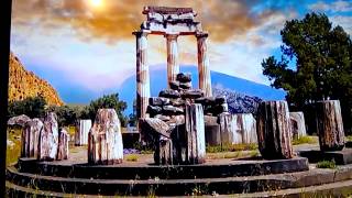 Delphi Oracle Omphalos Belly Button of the World Megalithic Sonework Temple of Apollo 2108 [upl. by Enilehcim410]