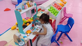 Bermain masak masakan di playgroud Cocoland Mall Citylink Bandung [upl. by Sussi]