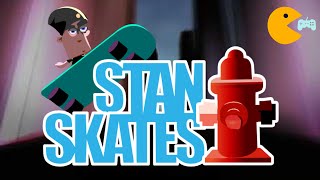 Retro Game  Stan Skates by Miniclip  Skateboard Game  Mini Games [upl. by Airrat]