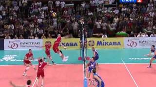 Bulgaria  Russia 1072011 World League Varna [upl. by Ayotahc268]