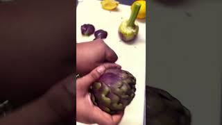 Carciofi food pasta cooking trending recipe shorts funny youtubeshorts [upl. by Rosetta]