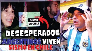 📢ARGENTINOS VIVEN UN TERREMOTO EN CHILE Y SE DESESPERAN  REACCIÓN [upl. by Ateekram888]