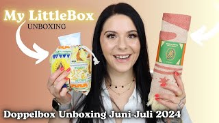 Knuffig 👒☀️ Doppelbox UNBOXING MyLittleBox JuniJuli 2024 [upl. by Gombach]