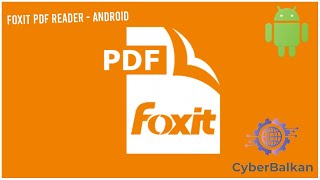 Foxit PDF Reader  Android  Tutorial [upl. by Teador369]