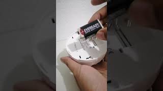 Smoke Detector Battery Operated Standalone [upl. by Ellehciram]