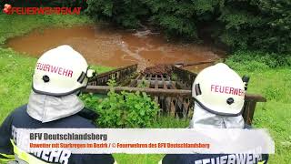 Unwetter mit Starkregen im Bezirk Deutschlandsberg [upl. by Durham]