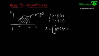 AREA EN PARAMETRICAS LONGITUDES ÁREAS Y VOLUMENES 8 [upl. by Eirrab]