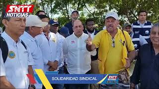 Plantón en Solidaridad con Trabajadores de Transcaribe en Cartagena [upl. by Anawd]