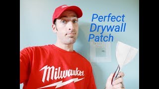 Perfect Drywall Patch How To TIPS PROS DONT EVEN KNOW [upl. by Lazos729]