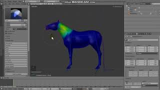 Blender Avastar Weight PaintT est [upl. by Ulick941]