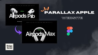Parallax Apple Website in figma Easy [upl. by Adnirim]