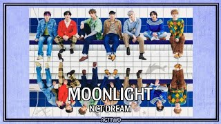 NCT DREAM  MOONLIGHT  Lyrics [upl. by Yelkrab]