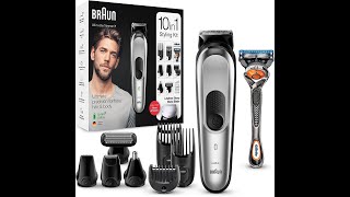 Braun Regolabarba Tagliacapelli Uomo Rasoio Incluso Rifinitore Barba 8 Accessori inclusi AllinOne [upl. by Uchida104]