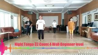 Night Tango Line Dance  Demo [upl. by Goat]