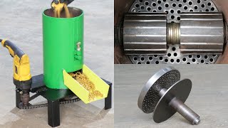 How To Make Homemade Feed Pellet Machine Using Drill Machine  DIY Feed Pellet Machine [upl. by Trotta44]