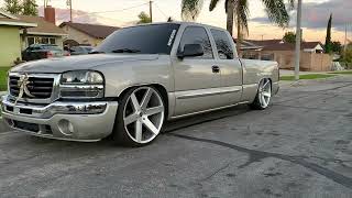 2006 Gmc Sierra 410 drop on 24s [upl. by Nemaj]