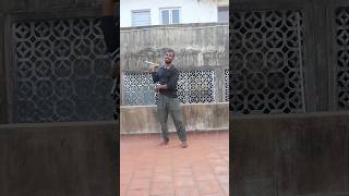 Double nunchaku Lstrike short tutorial nunchaku karate aakarsh [upl. by Aicatsal]