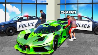 LOGGY STEALING SPORTS CAR FROM POLICE STATION  GTA 5 ONLINE [upl. by Yleik]