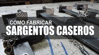 Como fabricar Sargentos caseros  Prensas para carpintería y herrería [upl. by Torrance]