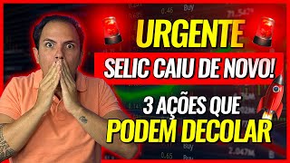 TAXA SELIC CAIU 3 AÇÕES QUE PODEM SE VALORIZAR AGORA ONDE INVESTIR COM A QUEDA DA TAXA SELIC [upl. by Natam]