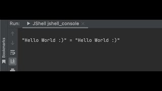 JShell Console in Intellij [upl. by Baynebridge138]