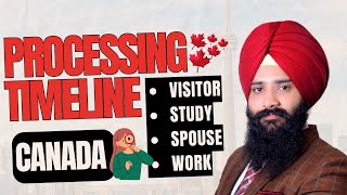 Canada Visa Timeline 202425  Canada Visa Latest news  Canada Visitor Visa Update  Canada Spouse [upl. by Akkina]