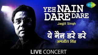 Yeh Nain Dare Dare  Jagjit Singh  Live Concert Video [upl. by Stratton]