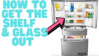 Samsung Refrigerator Shelf and Glass Removal Step by Step Instructions [upl. by Lanam314]