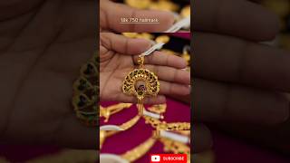 New latest design locket singledouble 🥰 18k750 hallmark youtubeshorttrending sachinsoni2610 [upl. by Eidahs934]