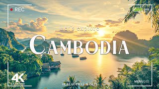 Cambodia 4K  Relaxing Music Along With Beautiful Nature Videos 4K Video Ultra HD [upl. by Severson]